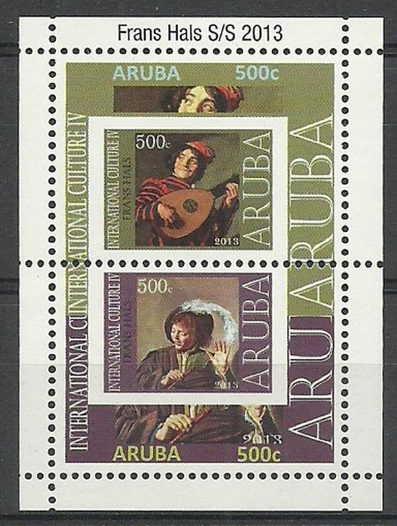 Znaczek Aruba 2013 Mi bl 16 Czyste **