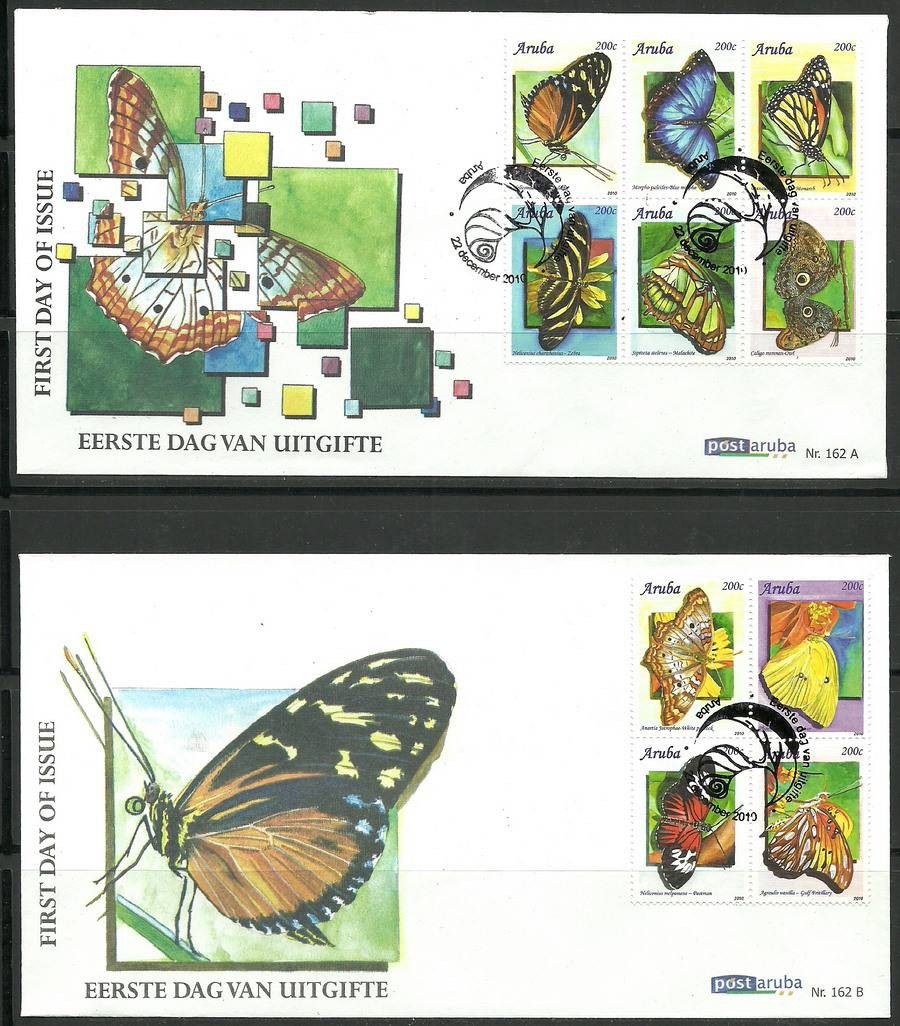 Znaczek Aruba 2010 Mi 531-540 FDC