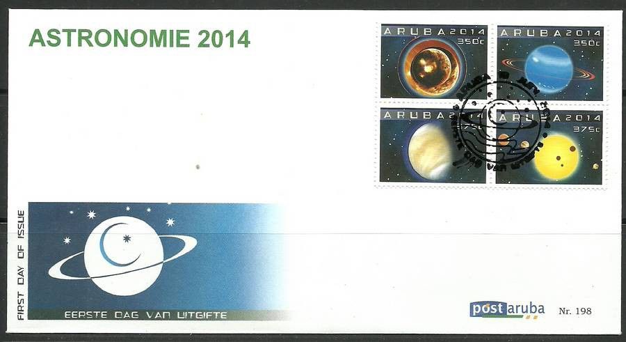 Znaczek Aruba 2014 Mi 817-820 FDC