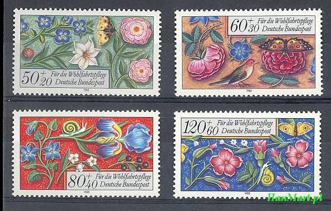 Znaczek Niemcy 1985 Mi 1259-1262 Czyste **