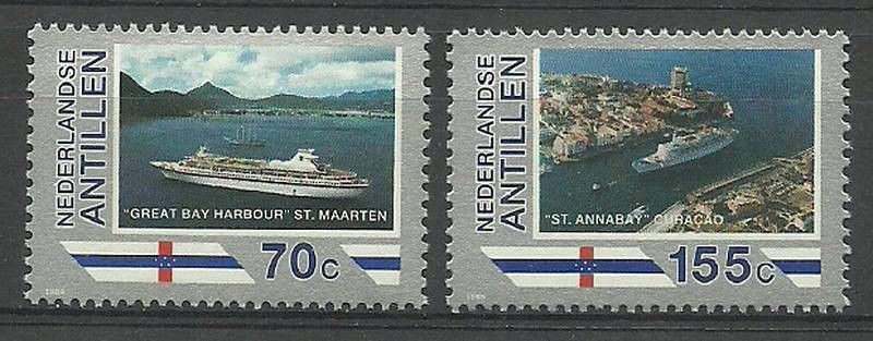 Znaczek Antyle Holenderskie 1989 Mi 658-659 Czyste **