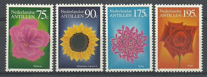 Znaczek Antyle Holenderskie 1993 Mi 768-771 Czyste **