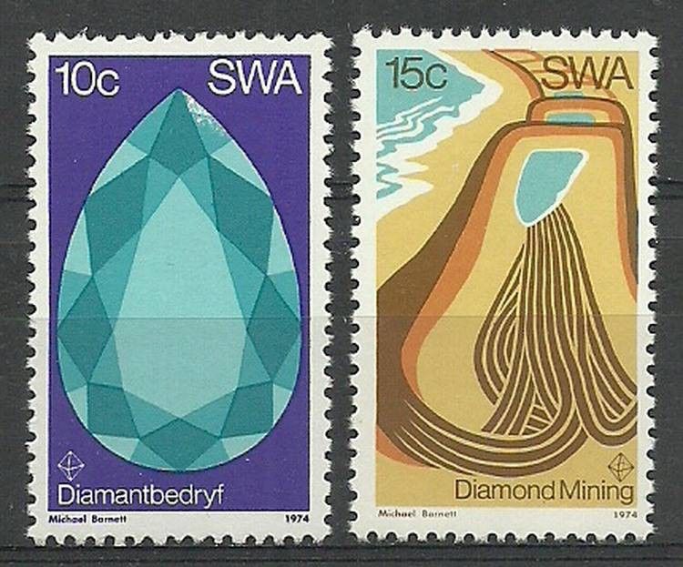 Znaczek Afryka Południowo-Zachodnia 1974 Mi 399-400 Czyste **