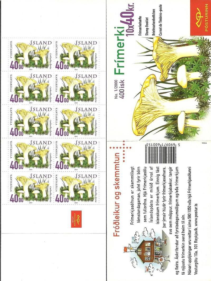 Znaczek Islandia 2000 Mi mh 943 Czyste **