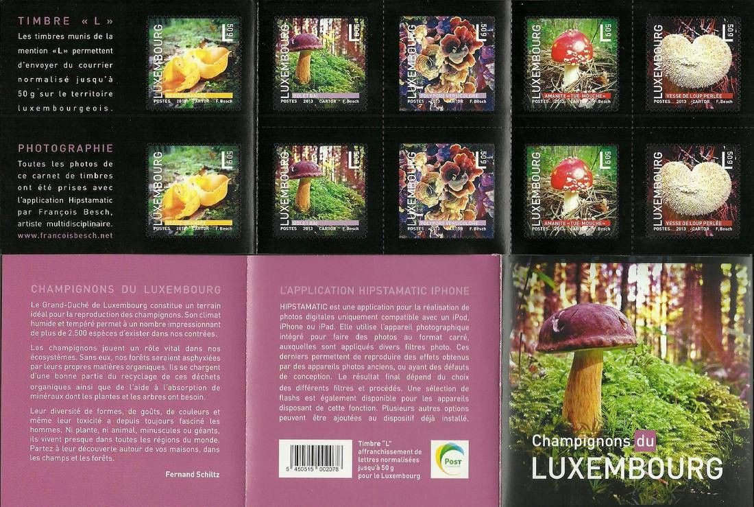 Znaczek Luksemburg 2013 Mi mh 1987-1991 Czyste **