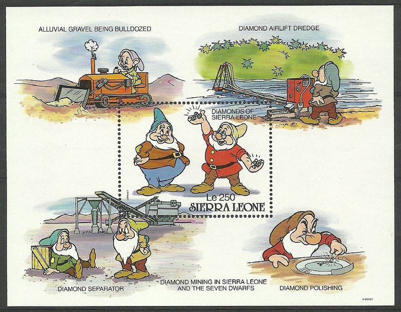 Znaczek Sierra Leone 1990 Mi bl 124 Czyste **