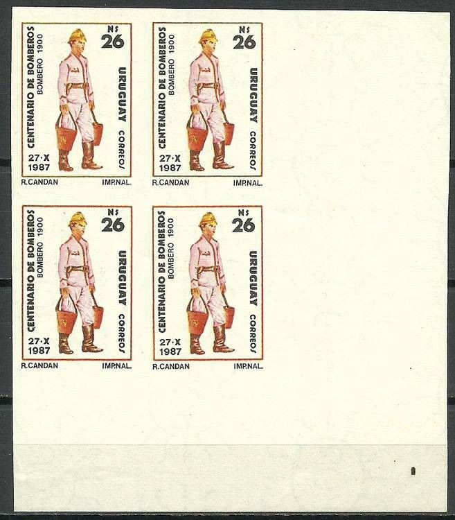 Znaczek Urugwaj 1988 Mi proof 1793 Czyste **