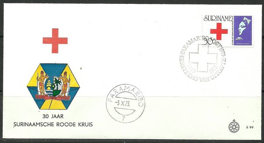 Znaczek Surinam 1973 Mi 655 FDC