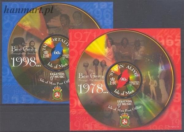 Znaczek Wyspa Man 1999 Mi bl 36-37 Czyste **