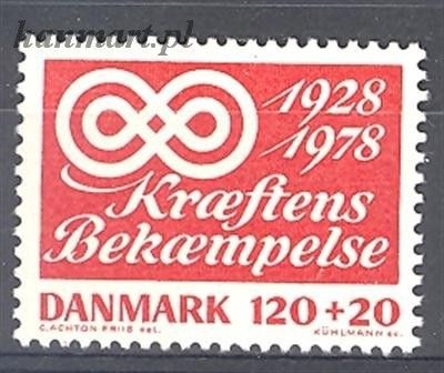 Znaczek Dania 1978 Mi 672 Czyste **