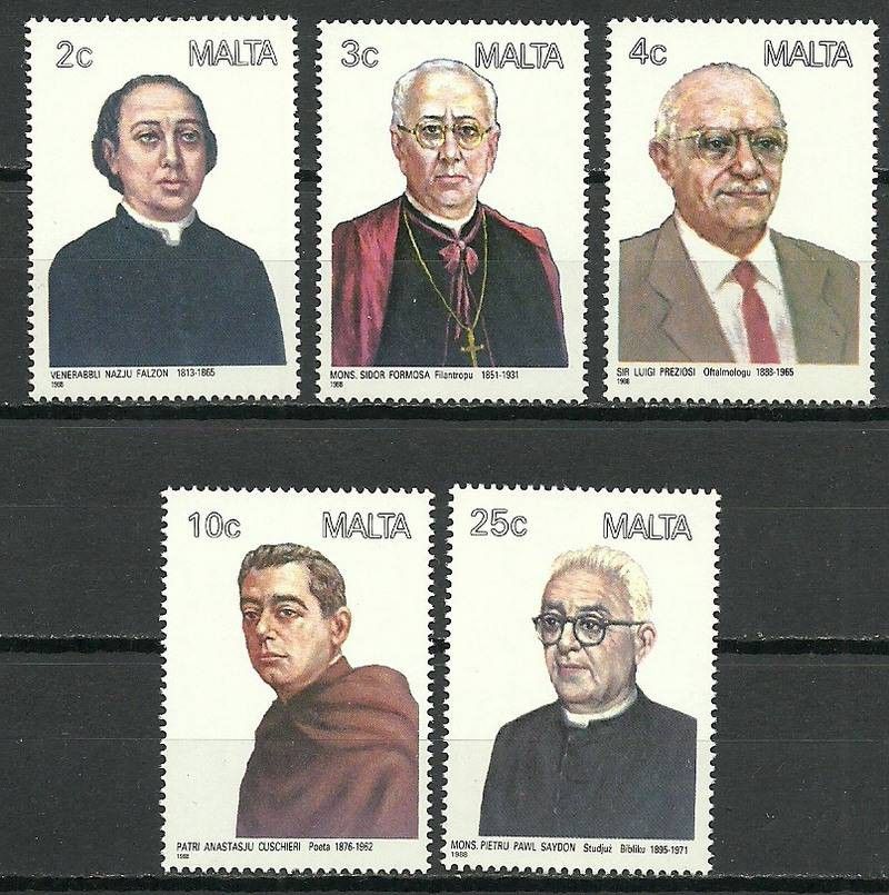 Znaczek Malta 1988 Mi 786-790 Czyste **