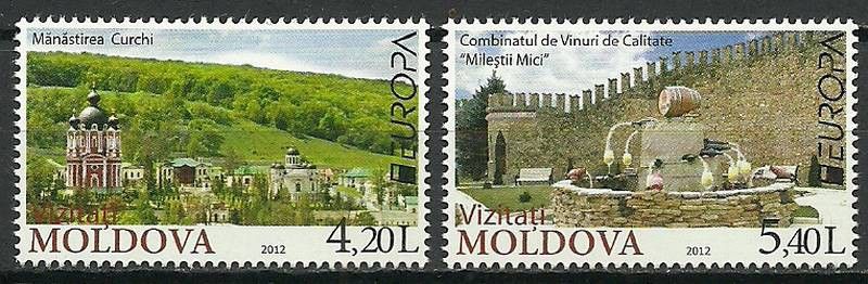 Znaczek Mołdawia 2012 Mi 793-794 Czyste **