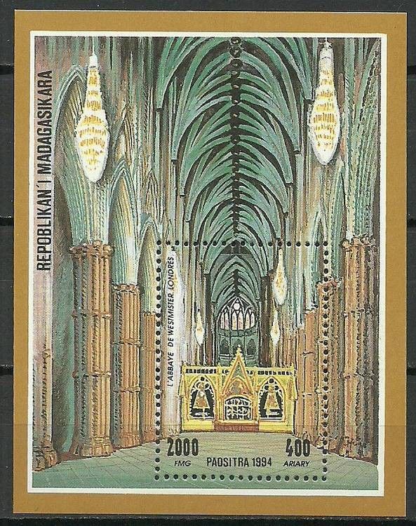 Znaczek Madagaskar 1994 Mi bl 259 Czyste **
