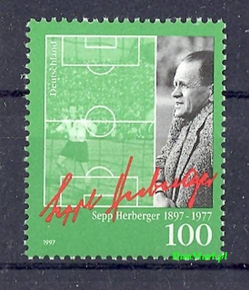 Niemcy 1997 Mi 1896 Czyste **