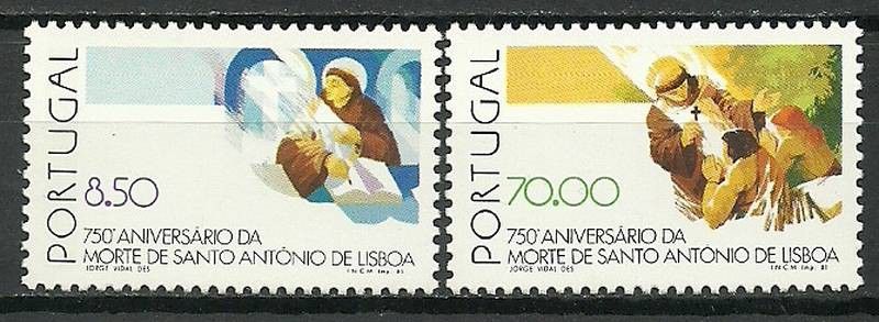 Znaczek Portugalia 1981 Mi 1533-1534 Czyste **