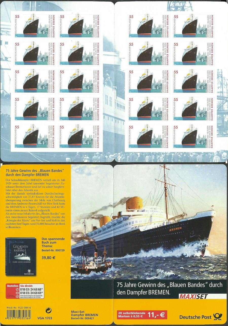 Znaczek Niemcy 2004 Mi mh 56 Czyste **