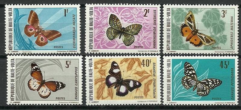 Znaczek Burkina Faso 1971 Mi 335-340 Czyste **