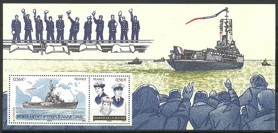 Znaczek Francja 2009 Mi bl 122 Czyste **