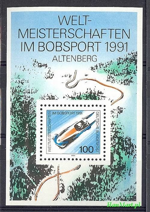 Znaczek Niemcy 1991 Mi bl 23 Czyste **
