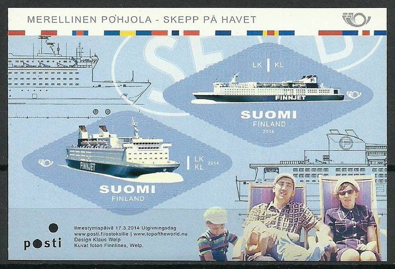 Znaczek Finlandia 2014 Mi bl 82 Czyste **
