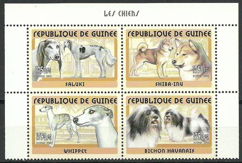 Znaczek Gwinea 2001 Mi 3438-3441 Czyste **