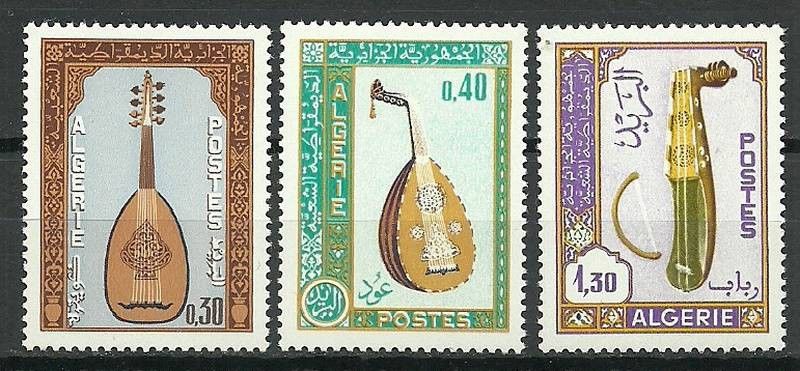 Znaczek Algieria 1968 Mi 493-495 Czyste **