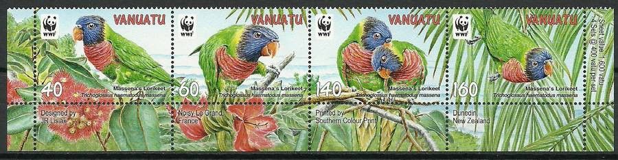 Znaczek Vanuatu 2011 Mi 1443-1446 Czyste **