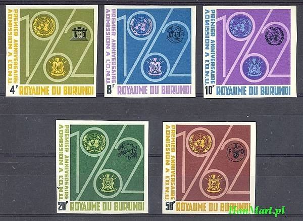 Znaczek Burundi 1963 Czyste **