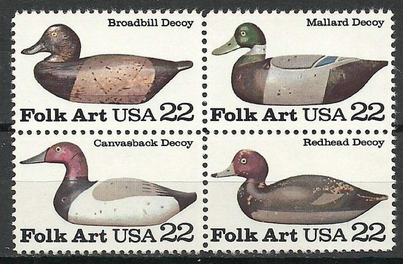 Znaczek USA 1985 Mi 1732-1735 Czyste **