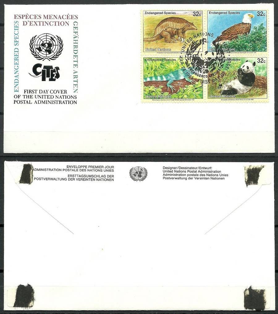 Znaczek Narody Zjednoczone Nowy Jork 1995 Mi 681-684 FDC