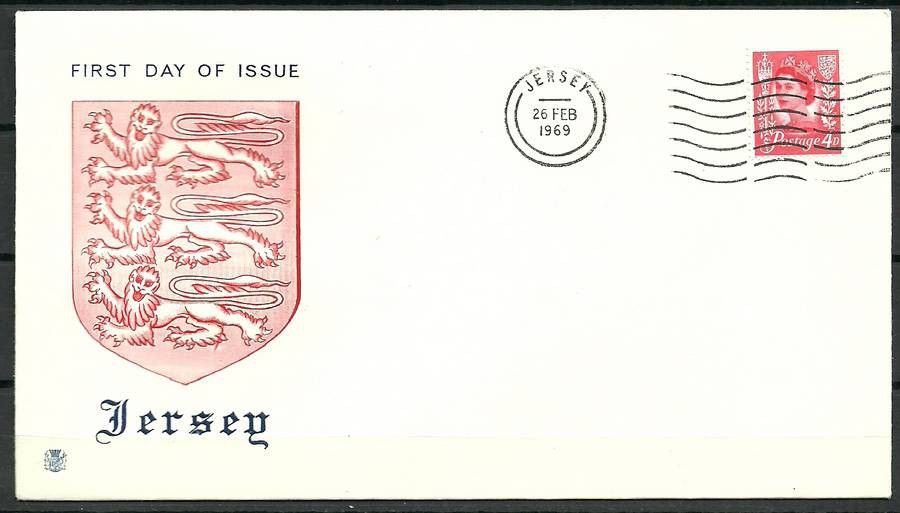 Znaczek Jersey 1969 Mi 6 FDC