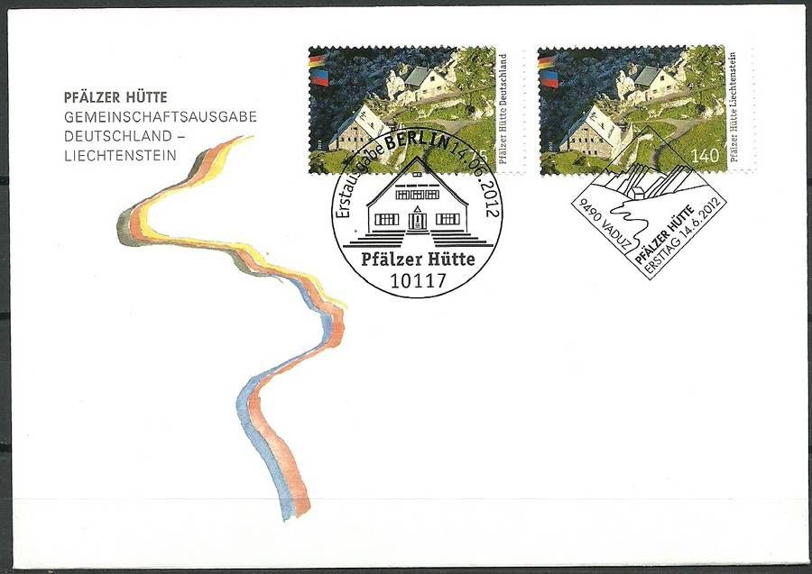 Znaczek Niemcy 2012 Mi 2940+LCH FDC
