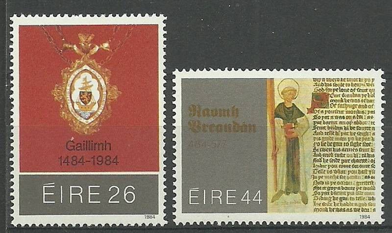 Znaczek Irlandia 1984 Mi 547-548 Czyste **