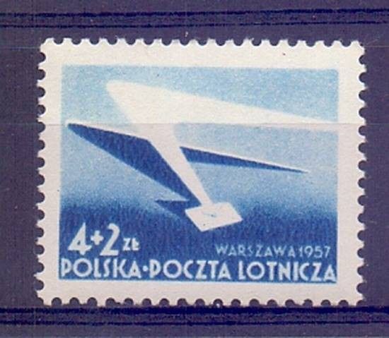 Znaczek Polska 1957 Mi 1004 Fi 859 Czyste **