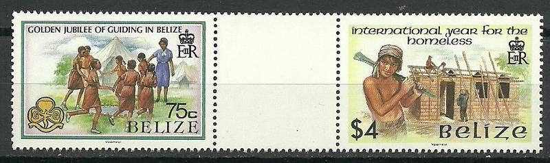Znaczek Belize 1987 Mi 965+972 Czyste **
