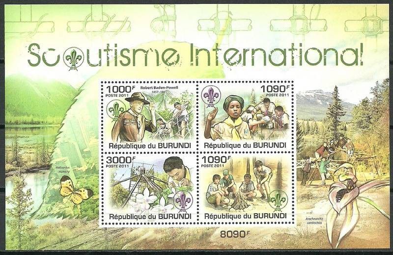 Znaczek Burundi 2011 Mi bl 180 Czyste **
