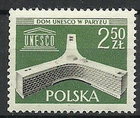 Znaczek Polska 1958 Mi 1075 Fi 930 Czyste **