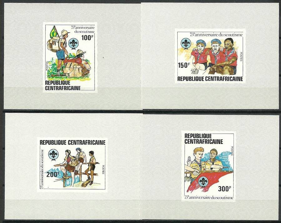 Znaczek Republika Środkowoafrykańska 1982 Mi lx807-810B Czyste **