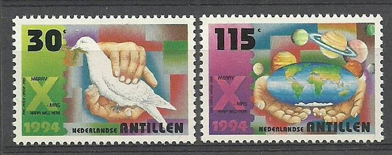 Znaczek Antyle Holenderskie 1994 Mi 822-823 Czyste **
