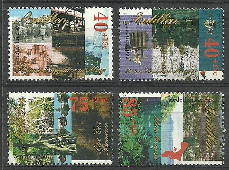 Znaczek Antyle Holenderskie 1998 Mi 947-950 Czyste **