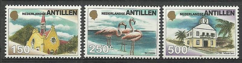 Znaczek Antyle Holenderskie 1999 Mi 1029-1031 Czyste **