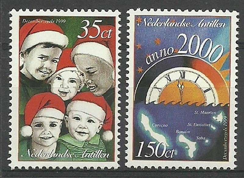 Znaczek Antyle Holenderskie 1999 Mi 1048-1049 Czyste **