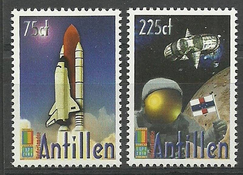 Znaczek Antyle Holenderskie 2000 Mi 1069-1070 Czyste **
