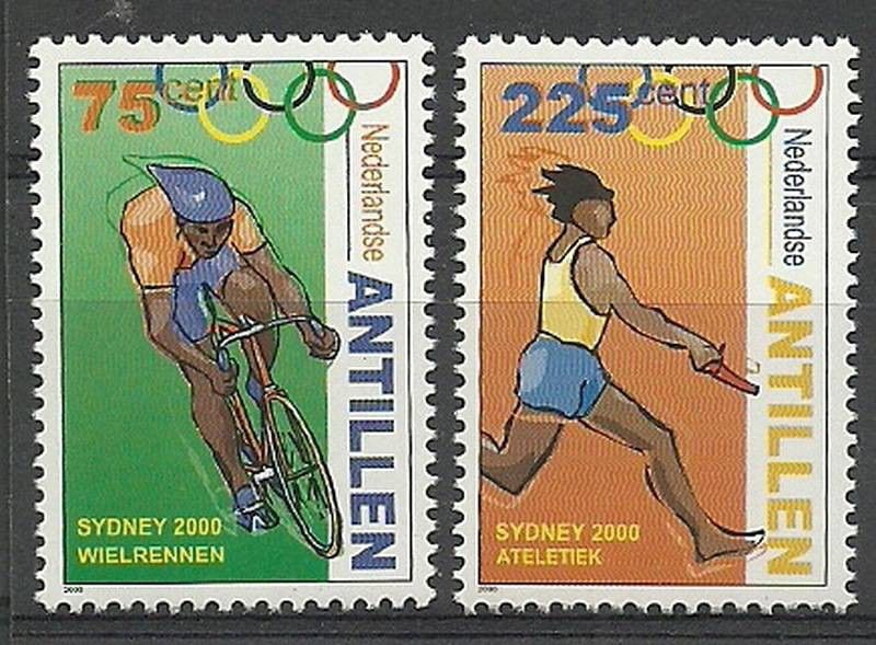 Znaczek Antyle Holenderskie 2000 Mi 1072-1073 Czyste **