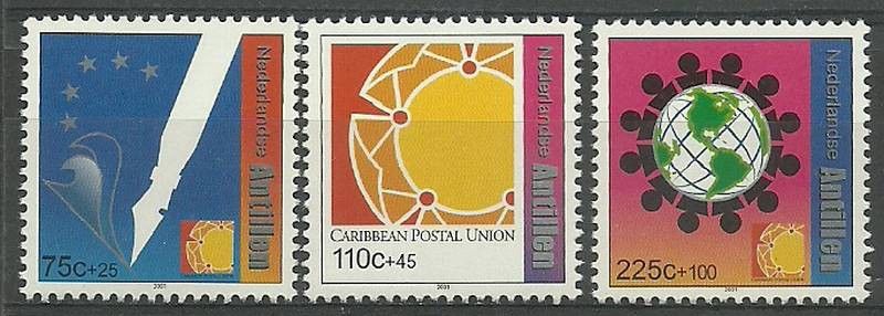 Znaczek Antyle Holenderskie 2001 Mi 1103-1105 Czyste **