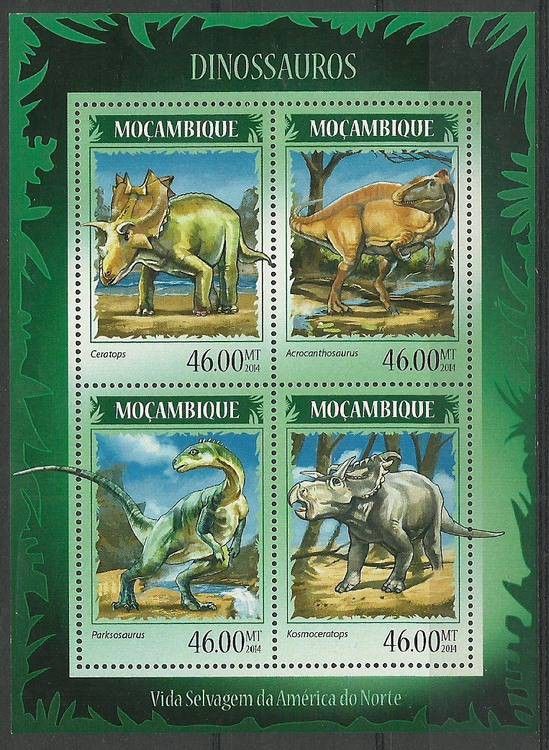 Znaczek Mozambik 2014 Mi ark 7255-7258 Czyste **