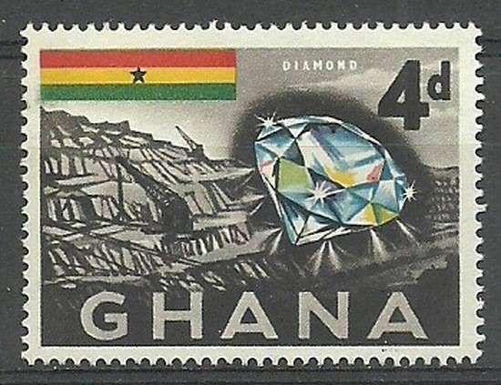 Znaczek Ghana 1959 Mi 54 Czyste **