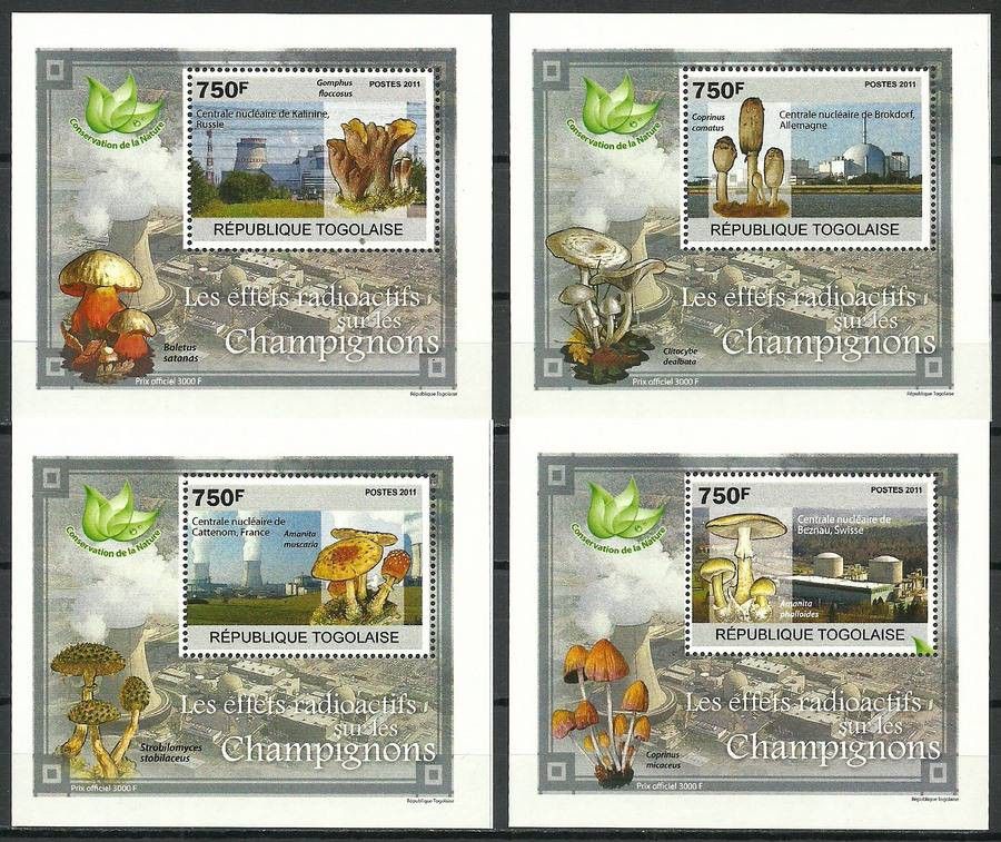 Znaczek Togo 2011 Mi lx 3799-3802 Czyste **