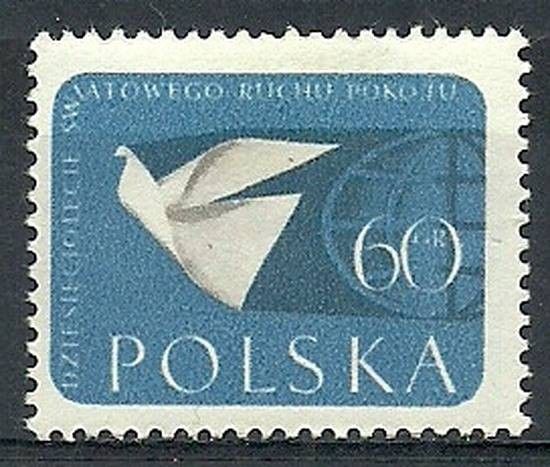 Znaczek Polska 1959 Mi 1119 Fi 975 Czyste **