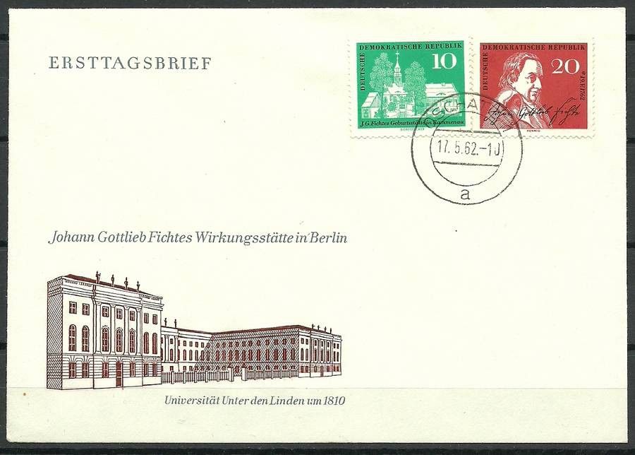 Znaczek NRD / DDR 1962 Mi 889-890 FDC
